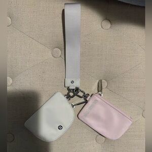 Lululemon change purses with handle strap